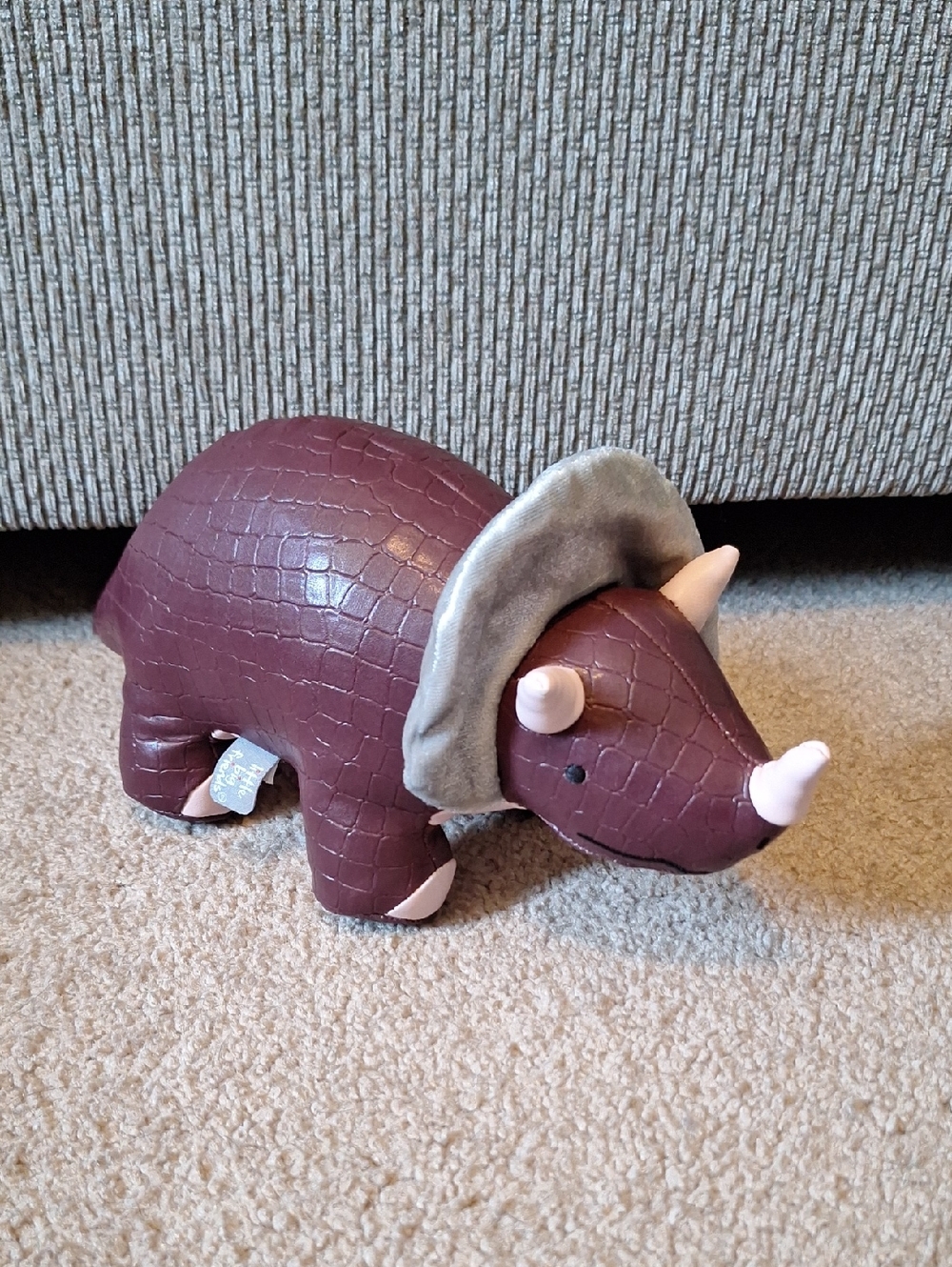 Triceratops Dinosaur Purple Toy